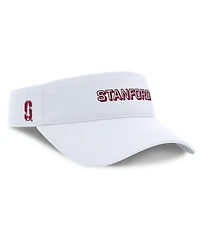 Nike Men's White Stanford Cardinal 2025 On-Field Gameday Performance Ace Adjustable Visor Hat
