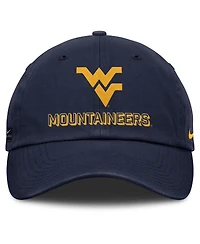Nike Men's Navy West Virginia Mountaineers 2025 On-Field Club Adjustable Hat