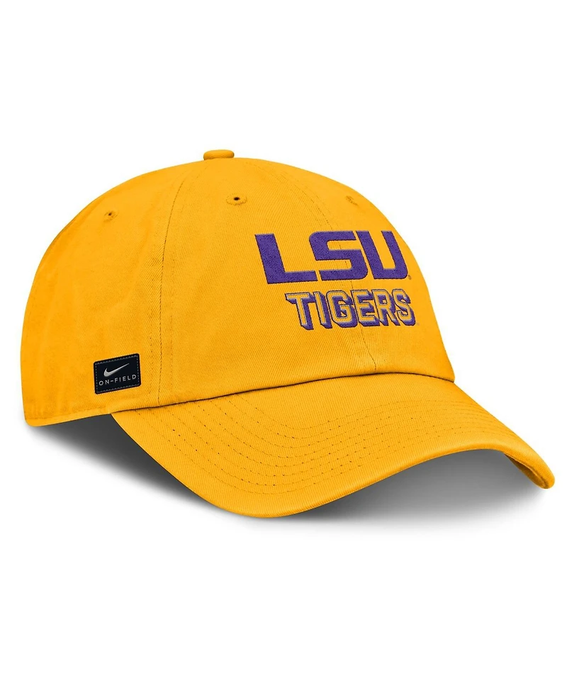 Nike Men's Gold Lsu Tigers 2025 On-Field Club Adjustable Hat