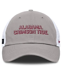 Nike Men's Gray Alabama Crimson Tide 2025 Gameday On-Field Club Adjustable Trucker Hat