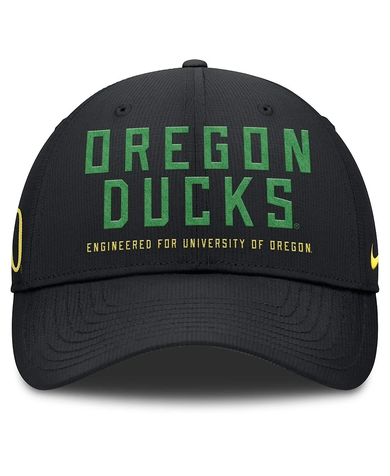 Nike Men's Black Oregon Ducks 2025 On-Field Gameday Club Adjustable Hat