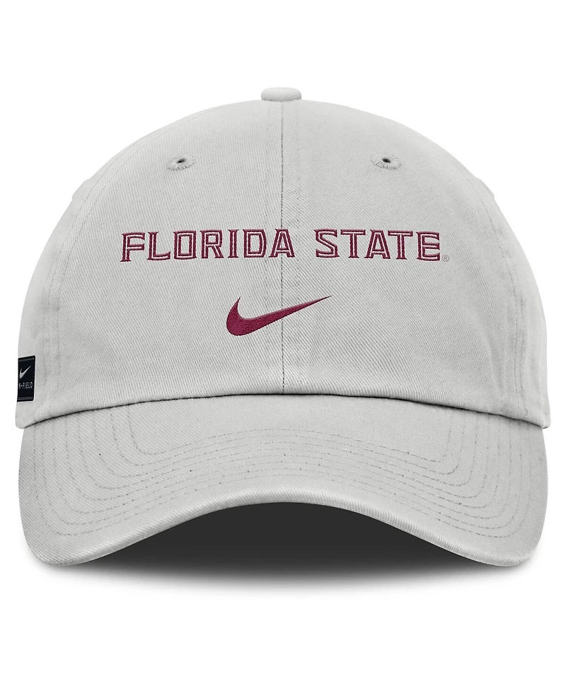 Nike Men's Gray Florida State Seminoles 2025 On-Field Gameday Club Adjustable Hat