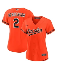 Nike Women's Gunnar Henderson Orange Baltimore Orioles Alternate 2 Replica Jersey