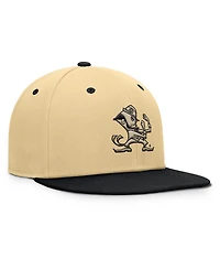Fanatics Men's Gold/Black Notre Dame Fighting Irish Balance Fitted Hat