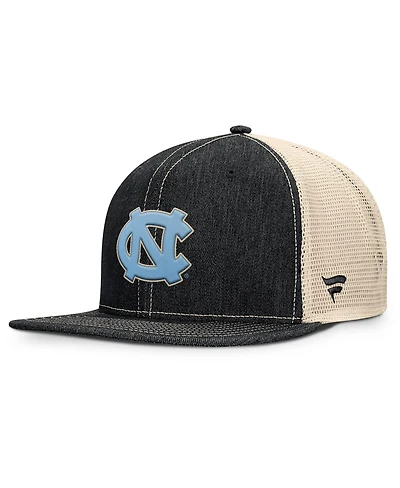 Fanatics Men's Black/Natural North Carolina Tar Heels Legend Trucker Snapback Hat