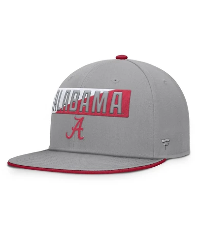 Fanatics Men's Gray Alabama Crimson Tide Duo Snapback Hat