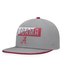 Fanatics Men's Gray Alabama Crimson Tide Duo Snapback Hat
