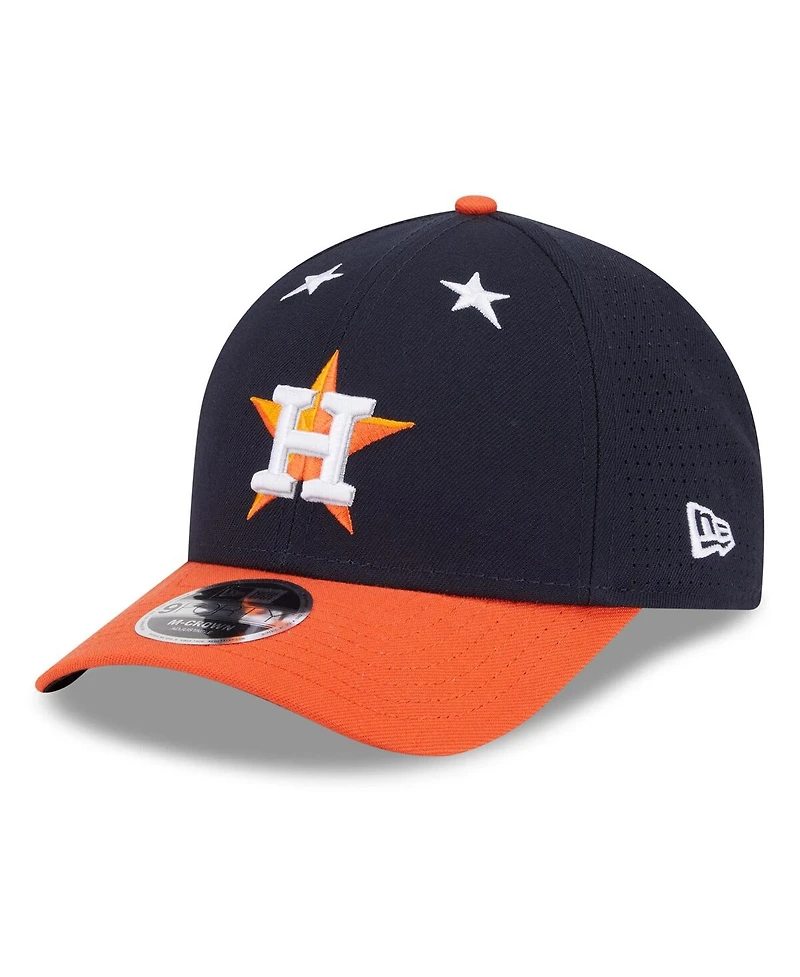 New Era Men's Navy/Orange Houston Astros 2025 Mlb All-Star Game 9FORTY M-Crown Adjustable Hat