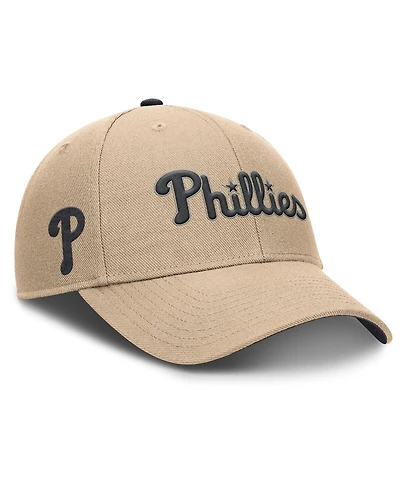 Nike Men's Khaki Philadelphia Phillies Rise Adjustable Hat
