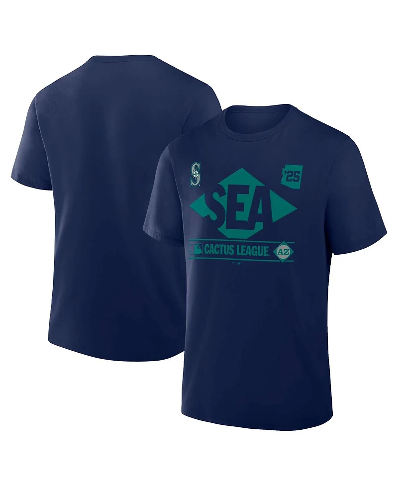 Fanatics Men's Navy Seattle Mariners 2025 Spring Training Cactus League True Icon T-Shirt