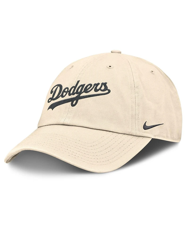 Nike Men's Natural Los Angeles Dodgers Camo Pack Club Adjustable Hat