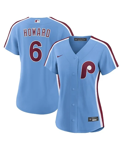 Nike Women's Ryan Howard Light Blue Philadelphia Phillies Replica Jersey