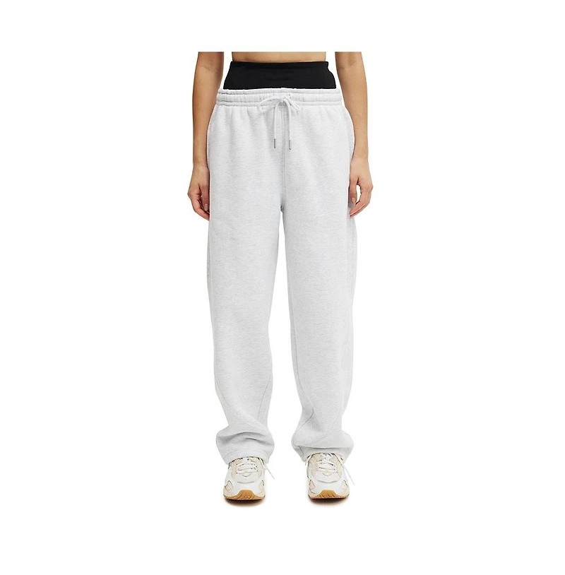 Cotton On Women's Active Plush Essential Barrel Sweatpant