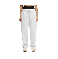 Cotton On Women's Active Plush Essential Barrel Sweatpant
