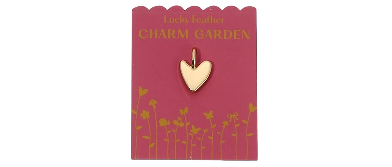 Lucky Feather Charm Garden - Gold - Love