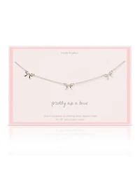 Lucky Feather Beautiful Bows - 3 Bow Necklace