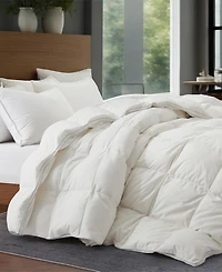 Unikome All Season White Goose Feather and Fiber Comforter, Full/Queen