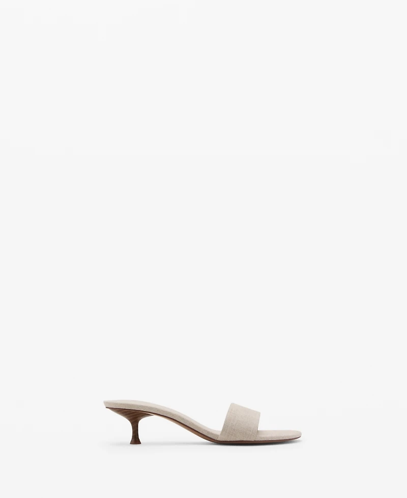 Mango Women's Kitten Heel Sandals
