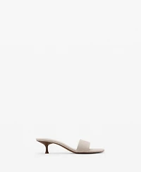Mango Women's Kitten Heel Sandals