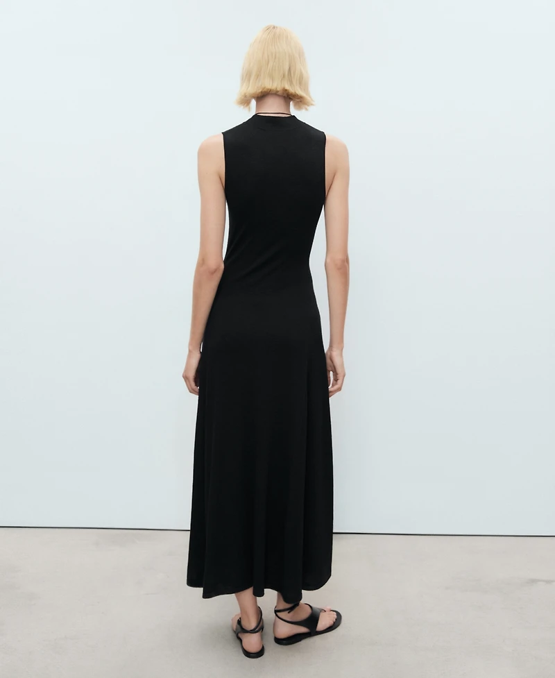 Mango Women's Fine Knit A-Line Dress