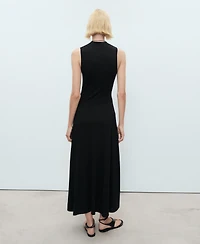 Mango Women's Fine Knit A-Line Dress