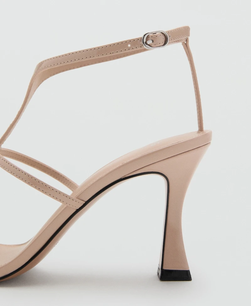 Mango Women's Heel Strips Sandals