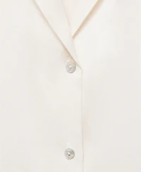 Mango Women's Short Sleeve Fluid Shirt