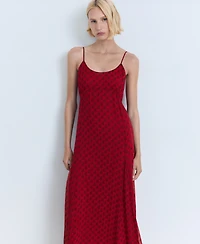 Mango Women's Floral-Print Chiffon Dress