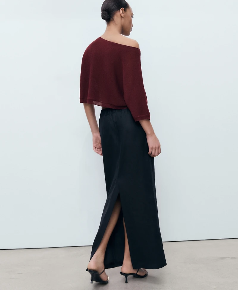 Mango Women's Oversized Fine-Knit Sweater