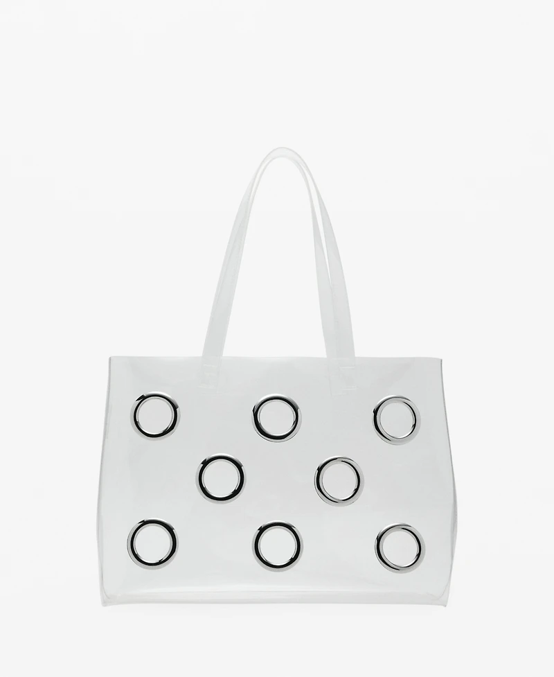 Mango Women's Transparent Tote Bag
