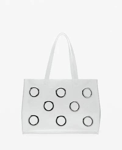 Mango Women's Transparent Tote Bag