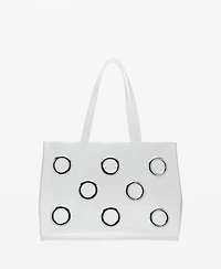 Mango Women's Transparent Tote Bag