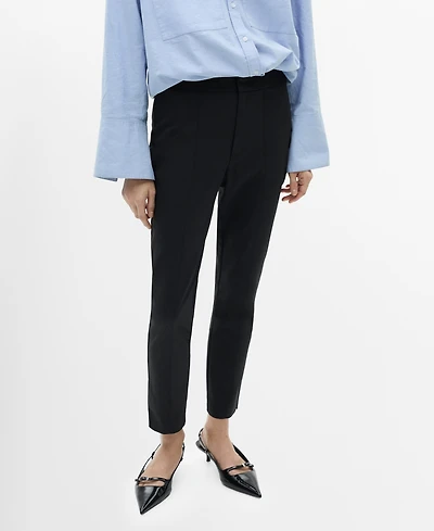 Mango Women's Crop Skinny Pants