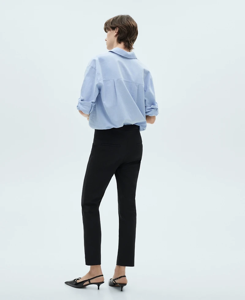 Mango Women's Crop Skinny Pants
