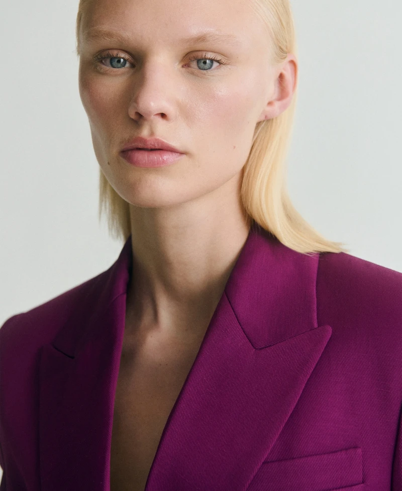 Mango Women's Double-Breasted Suit Jacket