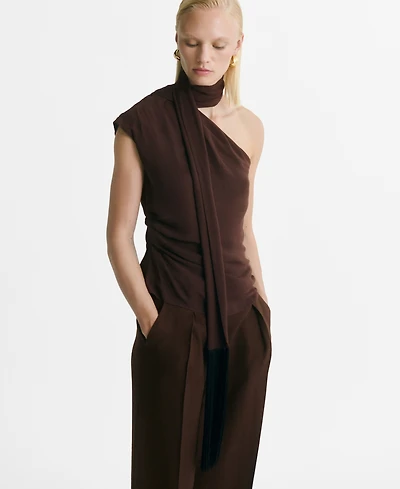 Mango Women's Pleat Detail Pants