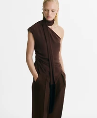 Mango Women's Pleat Detail Pants