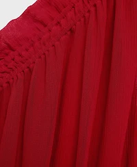 Mango Women's Asymmetrical Gathered Dress