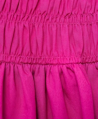 Mango Women's Short Balloon-Effect Gathered Dress