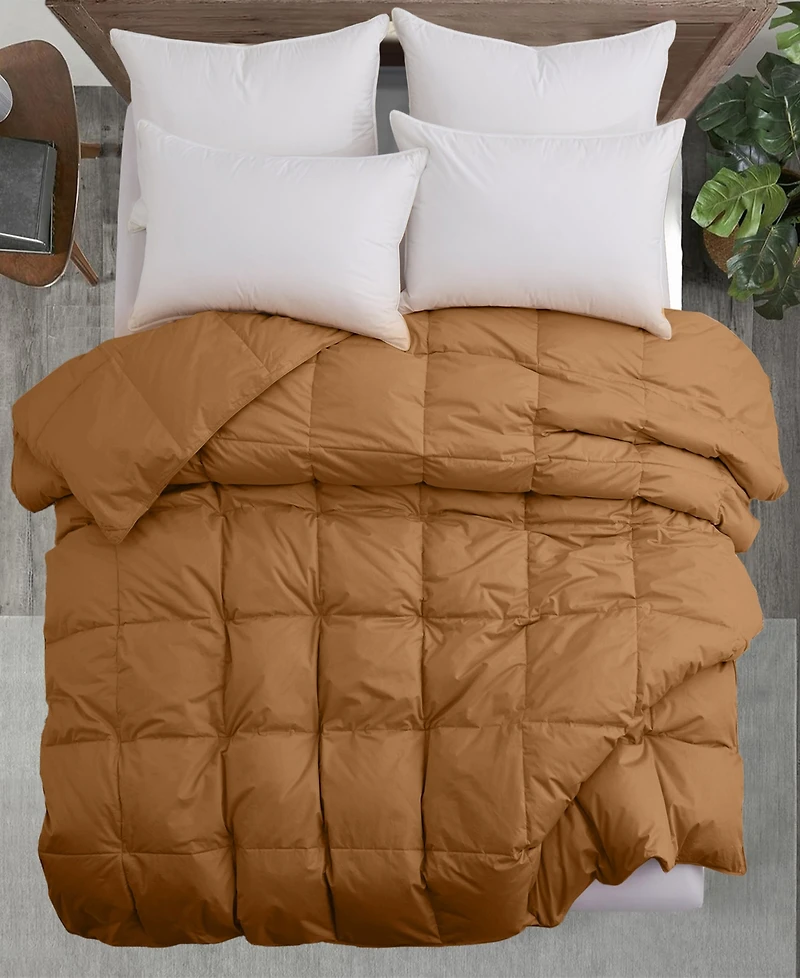 Unikome Cotton Goose Down Feather Fiber Comforter