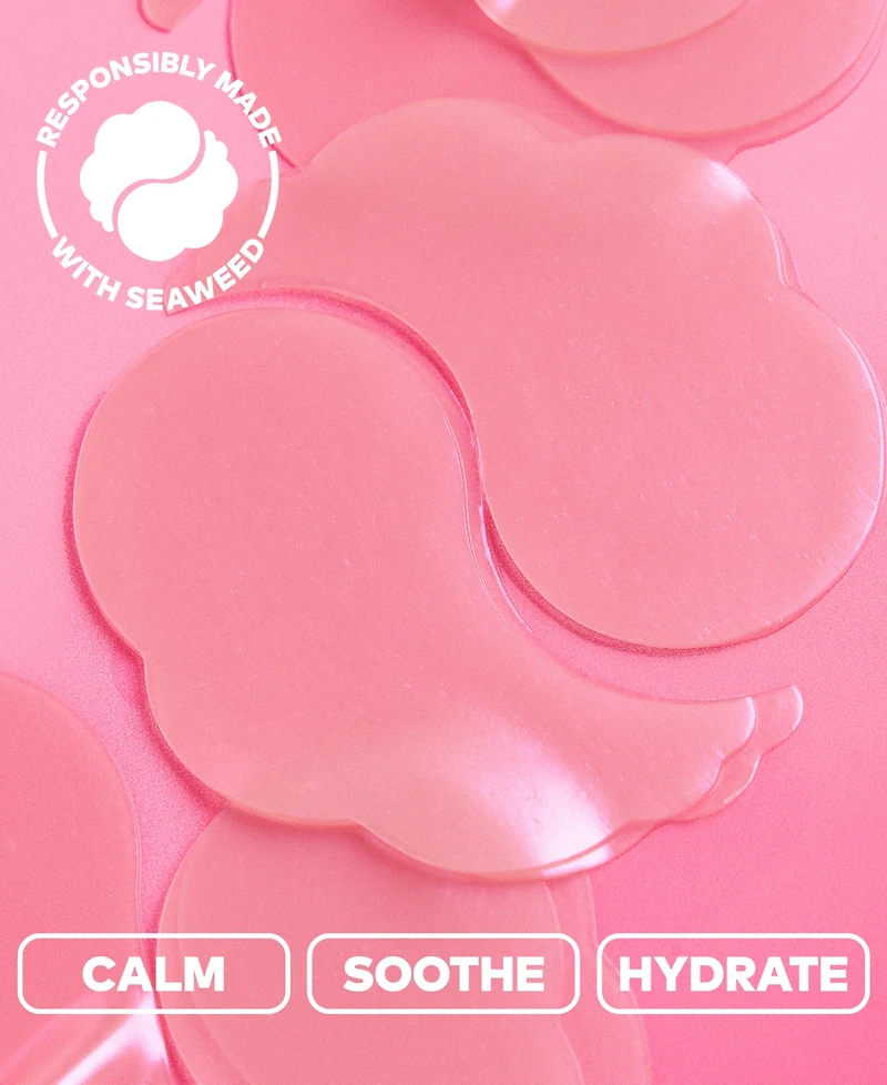 MakeUp Eraser Calming Clouds Hydrogel Undereye Masks, 20 Pairs