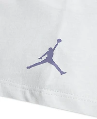 Jordan Big Girls 23 Flowers Short sleeve T-Shirt