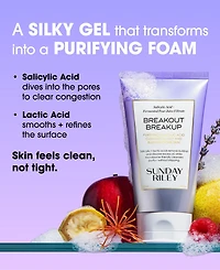 Sunday Riley Breakout Breakup Purifying Salicylic Acid Cleanser For Oily & Blemish-Prone Skin, 5 oz.