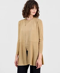 Anne Klein Women's Monteray Metallic Knit Cardigan