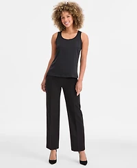 Anne Klein Women's Mixed-Media Tank Top