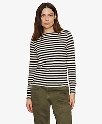 Sanctuary Women's Boat Neck Long Sleeve Top