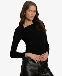 Sanctuary Women's Long Sleeve Shoulder Twist Top