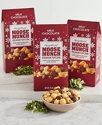 Harry & David Milk Chocolate Moose Munch Gable Boxes, 3 Pack