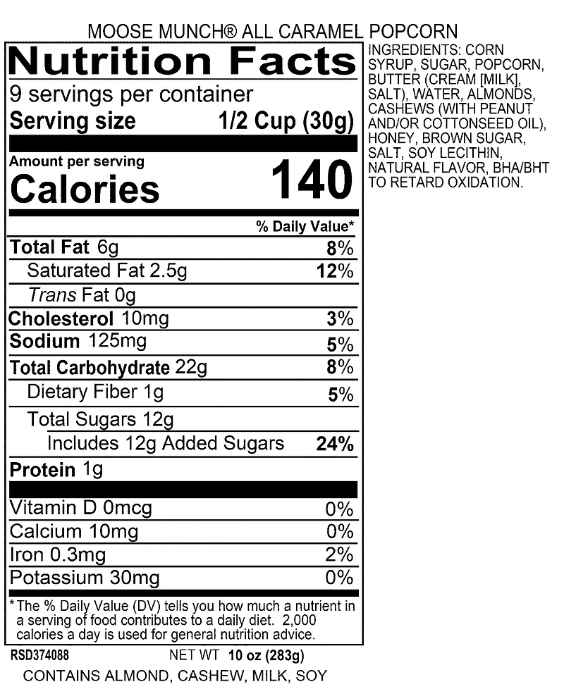 Harry & David Caramel Moose Munch Gable Box, 10-Oz.