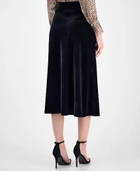 Anne Klein Women's Velvet Midi Skirt